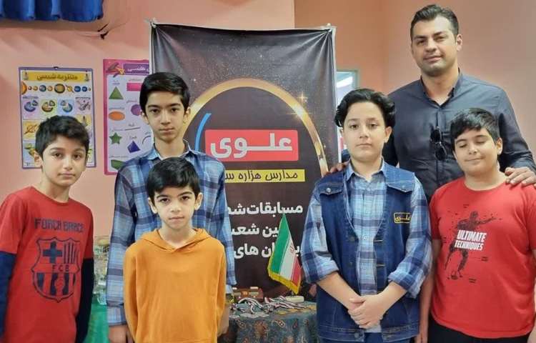 مسابقات شطرنج بین شعب دبستان های علوی 14