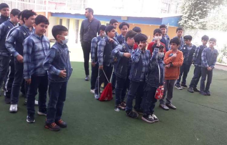 مسابقات شطرنج بین شعب دبستان های علوی 20