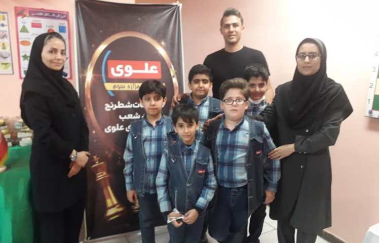 مسابقات شطرنج بین شعب دبستان های علوی 22