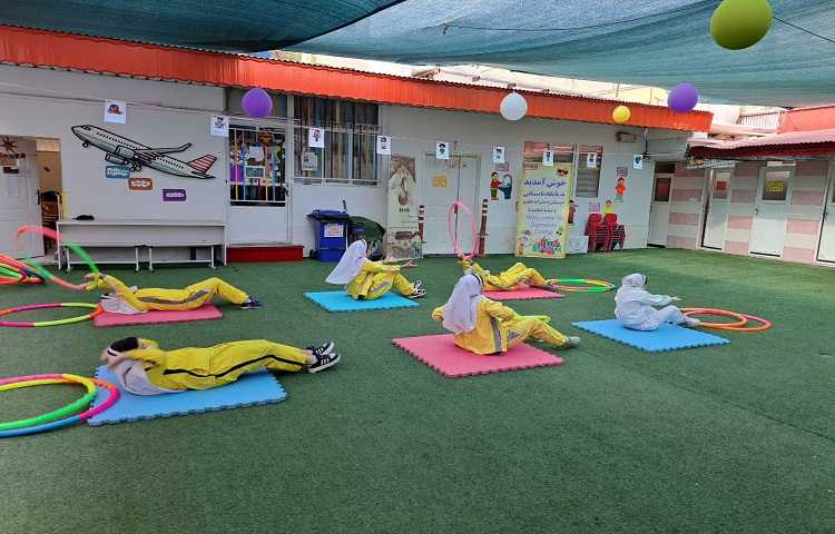 مسابقه حلقه و دراز نشست 1