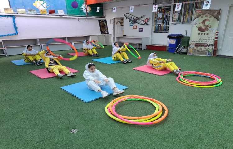 مسابقه حلقه و دراز نشست 3