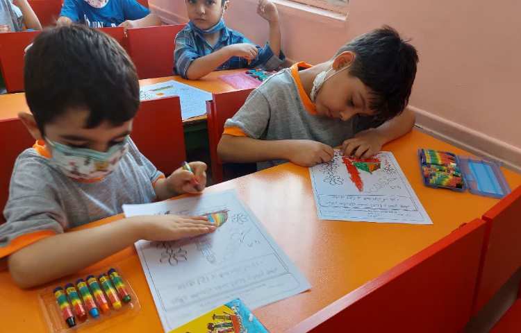 مسابقه رنگ آمیزی دانش آموزان پیش دبستان 7