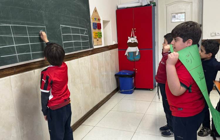 مسابقه روان‌خوانی و املا درس تشدید 1