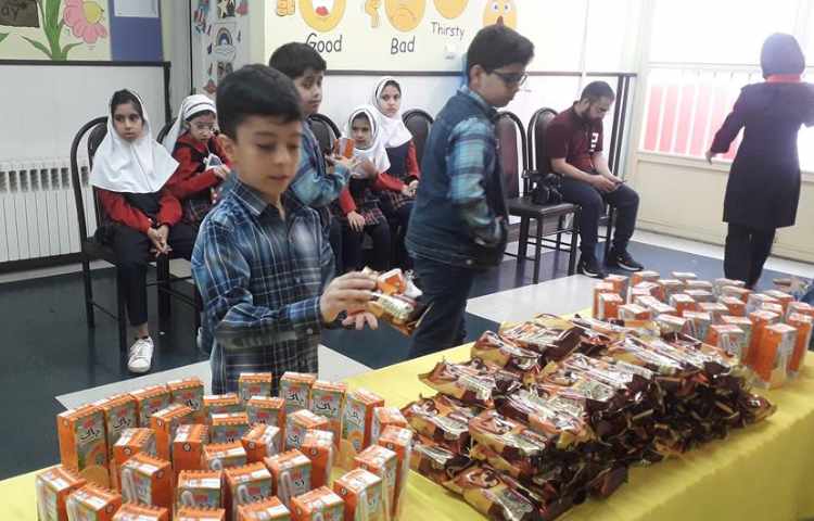 مسابقه زبانی بین شعب دبستان های دخترانه و پسرانه علوی 12