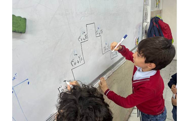 مسابقه پلکانی جمع ذهنی 5