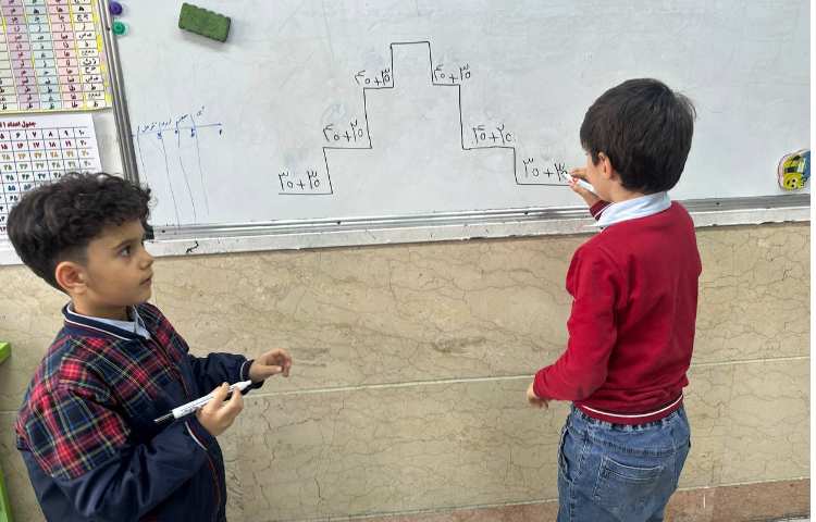 مسابقه پلکانی جمع ذهنی 6