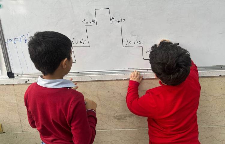 مسابقه پلکانی جمع ذهنی 9