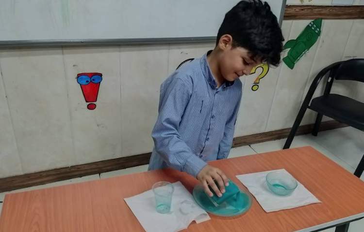 مشاهده عینی حالت های ماده (مایع) 1