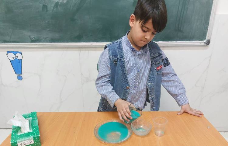 مشاهده عینی حالت های ماده (مایع) 1