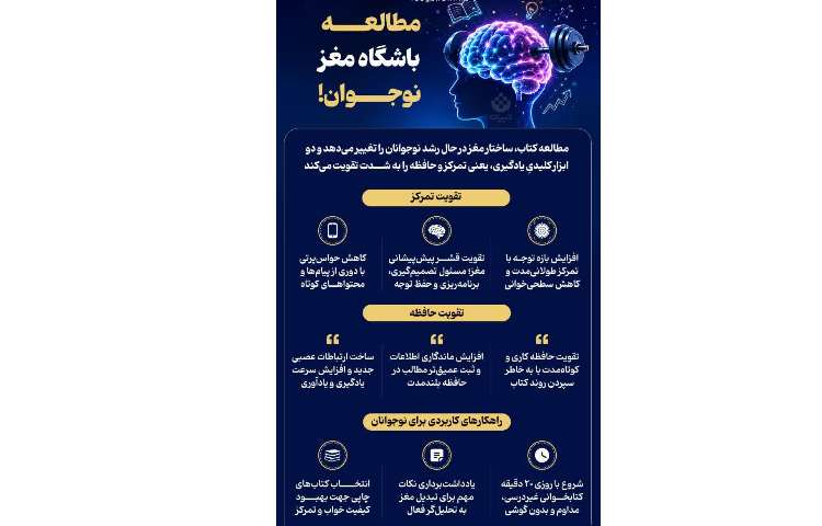 مطالعه؛ باشگاه مغز نوجوان!