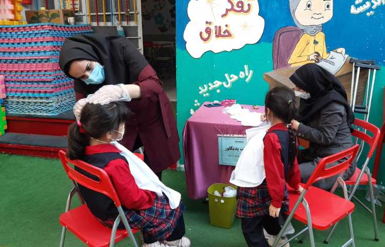 معاینات فصلی پدیکلوز دانش آموزان 2
