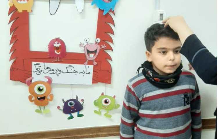 معاینه چشم،قد ووزن دانش آموزان 4