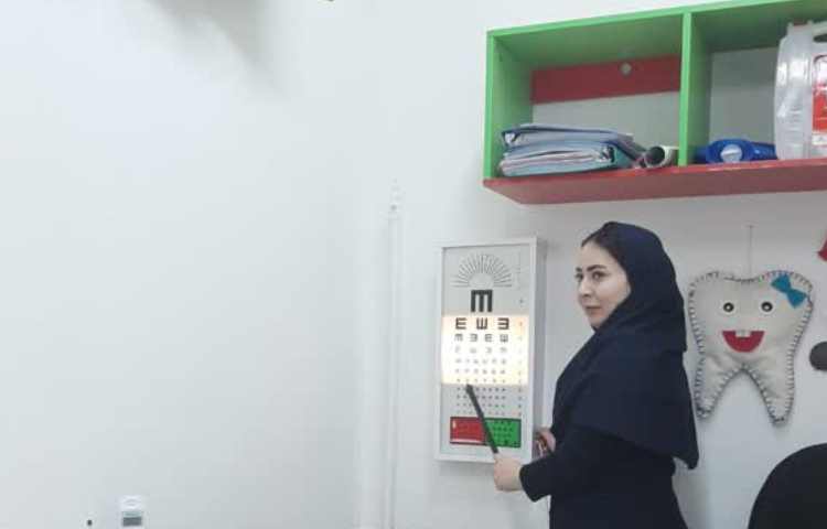 معاینه چشم،قد ووزن دانش آموزان 5