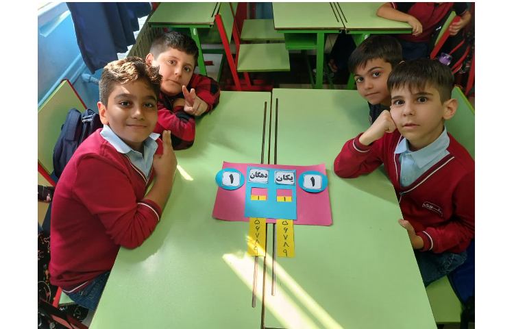 معرفی عدد و جاگذاری ارقام-ریاضی