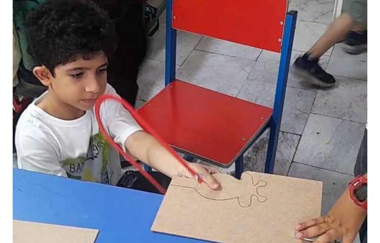 معرق کاری (کار با اره مویی) پایه ی پنجم 17
