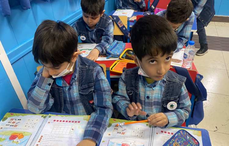 :مفاهیم ریاضی، سنجش اعداد یک تا پنج 3