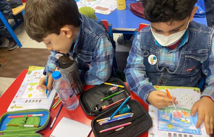 :مفاهیم ریاضی، سنجش اعداد یک تا پنج 6