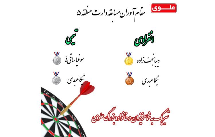 مقام آوران مسابقه دارت
