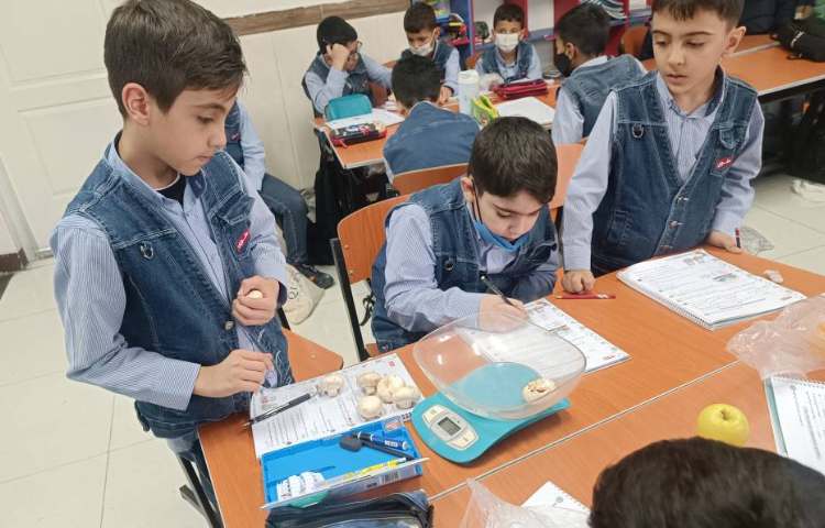 مقایسه جرم و حجم مواد 1