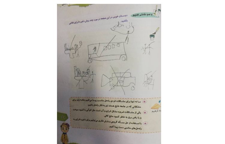 مهارت زندگی - دانش آموزان در مورد صرفه جویی در مصرف انرژی نقاشی کشیدند 1