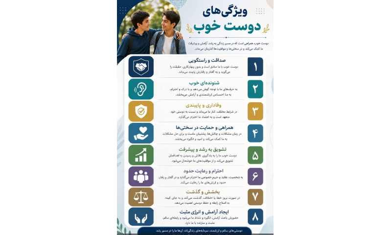 مهارت زندگی: دوست خوب چه ویژگی‌هایی دارد؟