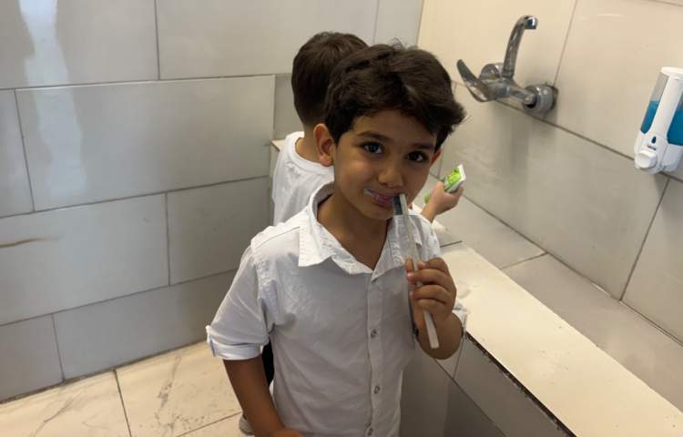 مهارت من: اموزش مسواک زدن 2