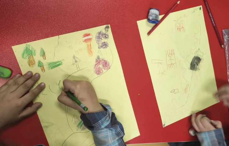 :مهارت های زندگی، گفت و گو در مورد رعایت قوانین سفر با ترسیم نقاشی. کلاس شاپرک 1