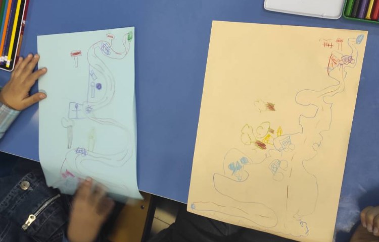 :مهارت های زندگی، گفت و گو در مورد رعایت قوانین سفر با ترسیم نقاشی. کلاس شاپرک 2