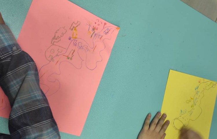 :مهارت های زندگی، گفت و گو در مورد رعایت قوانین سفر با ترسیم نقاشی. کلاس شاپرک 6