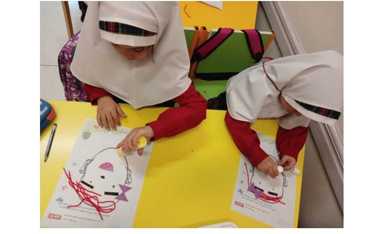 مهارت کلاژ صورت 2