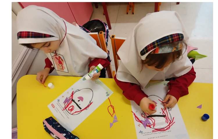 مهارت کلاژ صورت