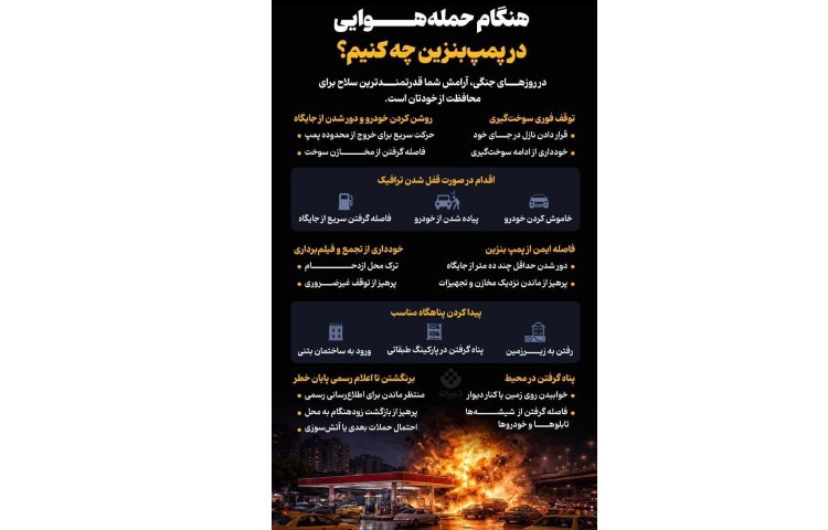 موارد ایمنی در شرایط خطر 2
