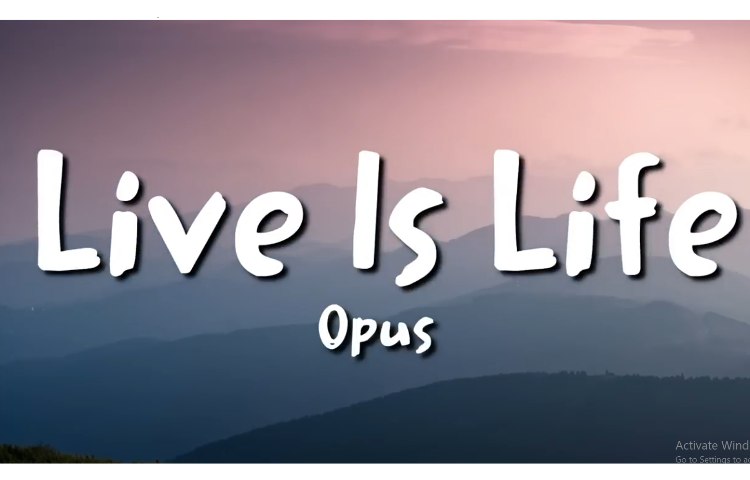 موزیک Live is life