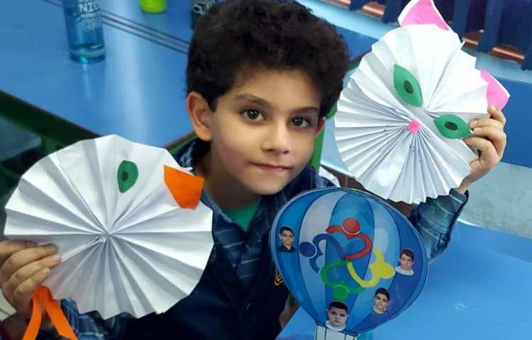 موضوع اوریگامی هفته ملی علوم دانش آموزان دبستان علوی 6