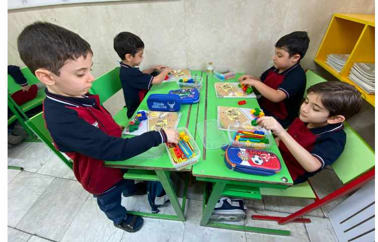 موضوع : دست ورزی مفهوم جمع 5