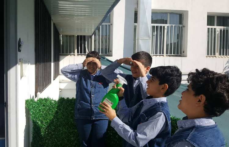 موضوع: ساخت رنگین کمان و مشاهده‌ی کانون عدسی 4