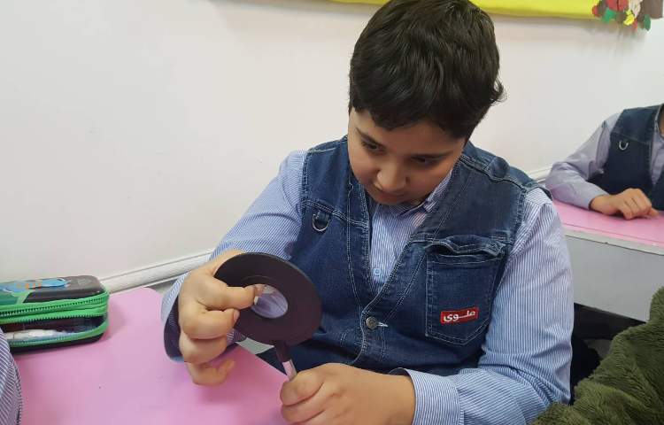 موضوع: ساخت رنگین کمان و مشاهده‌ی کانون عدسی 5