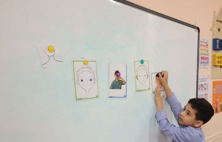 موضوع body parts Science class 2