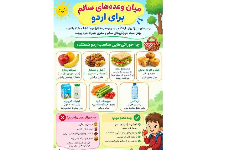میان وعده سالم