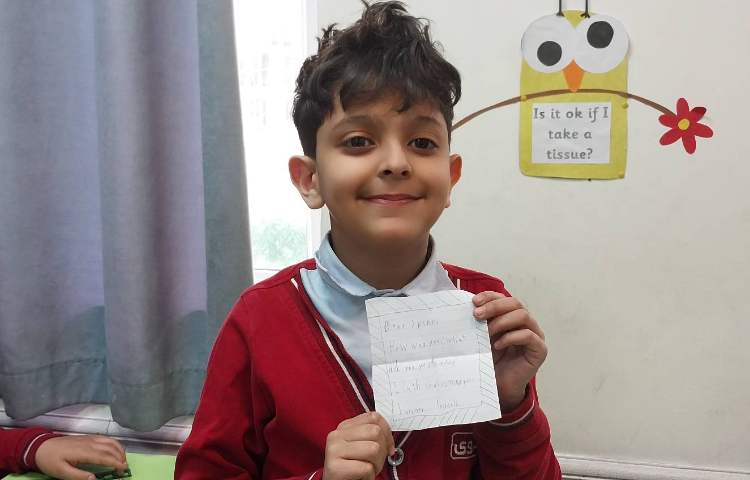 نامه‌ی انگلیسی در قالب کارت پستال 7