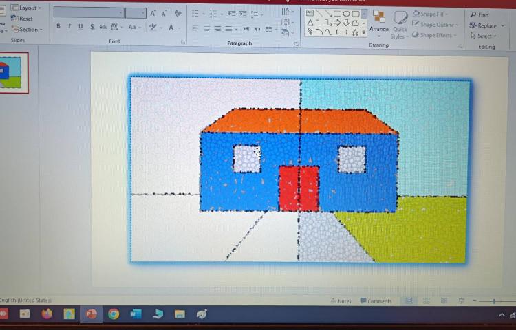 نحوه افزودن تصویر در اسلاید به همراه تنظیمات مربوط به تصویر 1