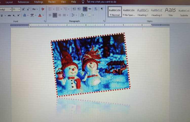 نحوه افزودن تصویر در نرم افزار ورد 1