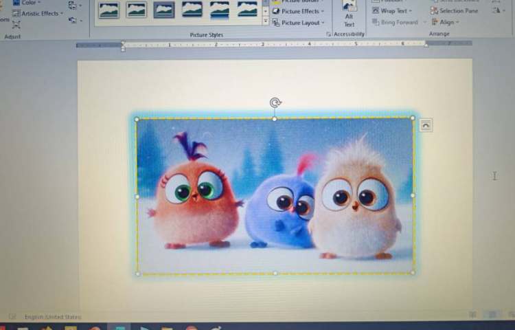 نحوه افزودن تصویر در نرم افزار ورد 2