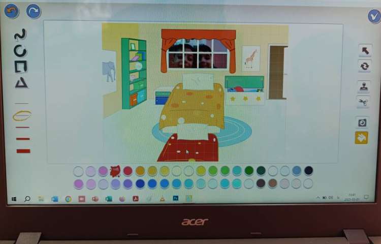 نحوه افزودن و تغییر پس زمینه در نرم افزار اسکرچ جونیور