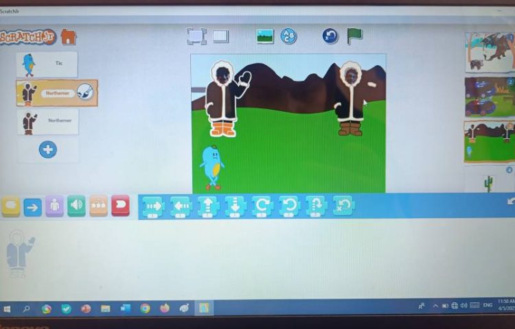 نحوه افزودن و تغییر کاراکتر یا شخصیت در نرم افزار اسکرچ جونیور 3