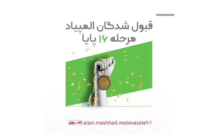 نفرات برتر المپیاد پایا 1