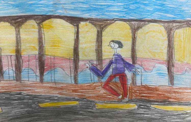 :نقاشی آتش بازی و فشفشه و نقاشی های تکمیل شده دانش آموزان 5