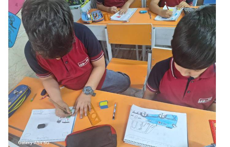 نقاشی آزاد پایه اول 1