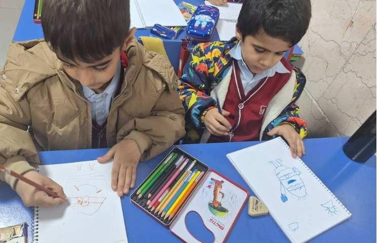 نقاشی : آموزش مینیمم پایه پیش دبستان 1