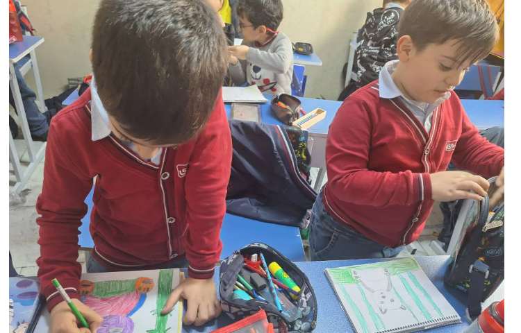 نقاشی : آموزش نقاشی خرس پاندا،پایه دوم 2